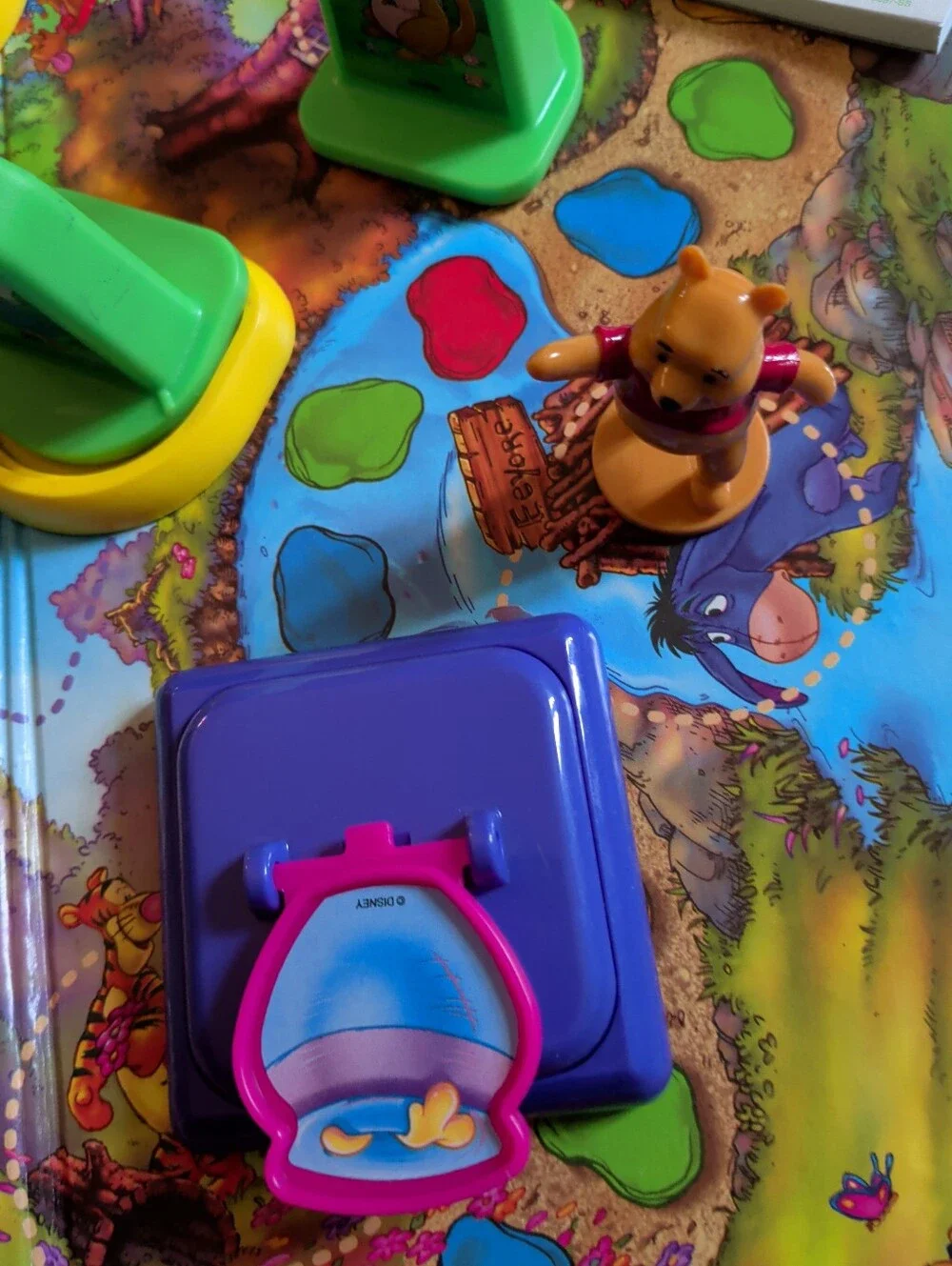 Vintage Parker Brother 100 Acre Wood Stamp Game - Kids Stamping Playset